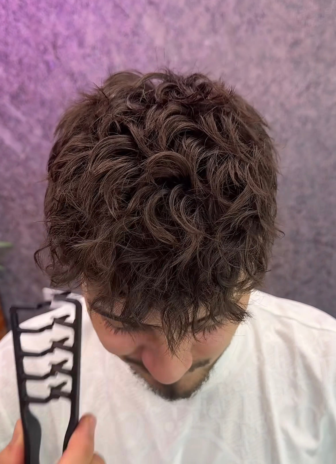 Volumen-Styling-Tool für Männer | Breitzahn-Kamm für volles & gepflegtes Haar