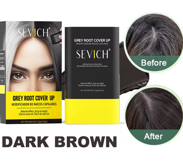 Wasserfeste Haarfarbe – Deckt graue Haare sofort ab | Natürliche Pflanzenformel