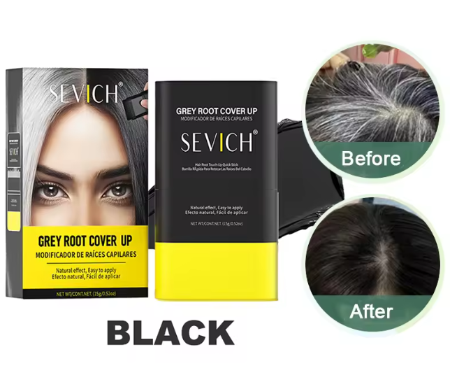 Wasserfeste Haarfarbe – Deckt graue Haare sofort ab | Natürliche Pflanzenformel