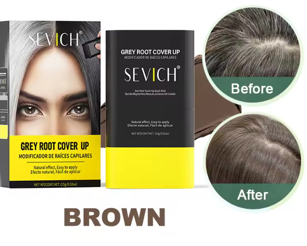 Wasserfeste Haarfarbe – Deckt graue Haare sofort ab | Natürliche Pflanzenformel