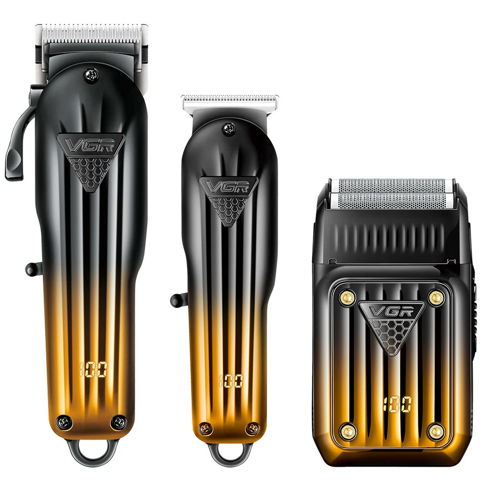 Barber Edition – Professionelles 3-in-1 Haarschneider Set | Präzise, Kabellos & Hautfreundlich