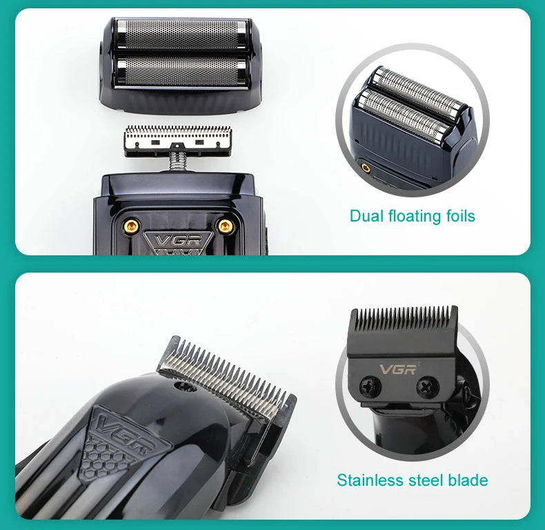 Barber Edition – Professionelles 3-in-1 Haarschneider Set | Präzise, Kabellos & Hautfreundlich